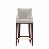 Shubert Barstool in Light Grey BS019-LG Manhattan Comfort