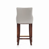 Shubert Barstool in Light Grey BS019-LG Manhattan Comfort