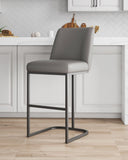 Serena Barstool in Grey BS020-GY Manhattan Comfort