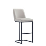 Serena Barstool in Light Grey BS020-LG Manhattan Comfort