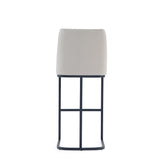 Serena Barstool in Light Grey BS020-LG Manhattan Comfort