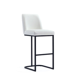Serena Barstool in White BS020-WH Manhattan Comfort
