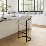 Augusta Barstool in Light Grey BS021-LG Manhattan Comfort