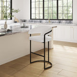 Augusta Barstool in White BS021-WH Manhattan Comfort