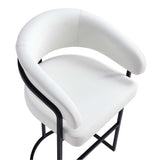 Augusta Barstool in White BS021-WH Manhattan Comfort