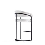 Augusta Barstool in White BS021-WH Manhattan Comfort