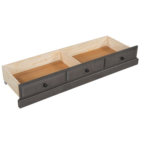English Elm Farmhouse Pine Cabinet Murphy Bed with Charging Station and Hidden Full Size Sleeping BS701P385276E