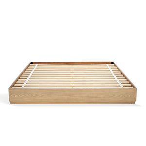 Safavieh Decarla Wood Bed Frame - Sustainable Style Meets Timeless Charm In A Robust And Elegant Design Natural Wood Bsc2001a-k-3bx