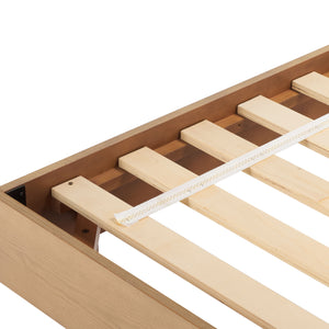 Safavieh Bernadina Wood Bed Frame - Elegant Rustic Design For Ultimate Comfort And Style In Your Bedroom Retreat Natural Wood Bsc2003a-q-3bx