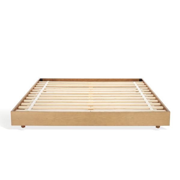 Safavieh Bernadina Wood Bed Frame - Elegant Rustic Design For Ultimate Comfort And Style In Your Bedroom Retreat Natural Wood Bsc2003a-q-3bx