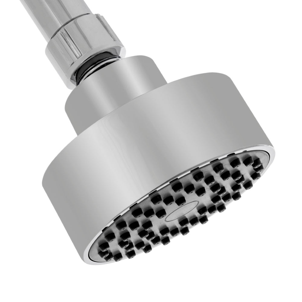 Safavieh BRIGHTEN Polished Chrome Stainless Steel Shower Head - Modern, Easy-Install, Invigorating Spray BSH4231C