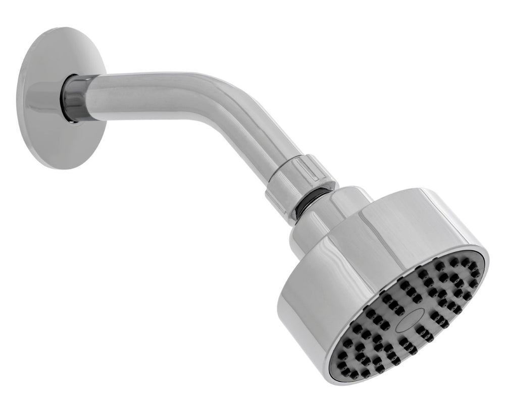 Safavieh BRIGHTEN Polished Chrome Stainless Steel Shower Head - Modern, Easy-Install, Invigorating Spray BSH4231C