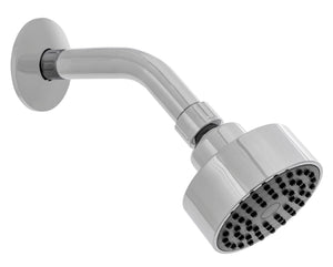 Safavieh BRIGHTEN Polished Chrome Stainless Steel Shower Head - Modern, Easy-Install, Invigorating Spray BSH4231C