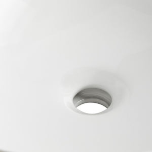 Safavieh NERIDA Porcelain Round Undermount Bathroom Sink - 17-Inch, Modern Design, Easy-Clean Glazed Finish BSK5404A