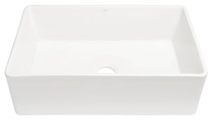 Safavieh FARMHOUSE Ceramic White Kitchen Sink 33" W x 18" H - Timeless Elegance & Durable Functionality! BSK6294A