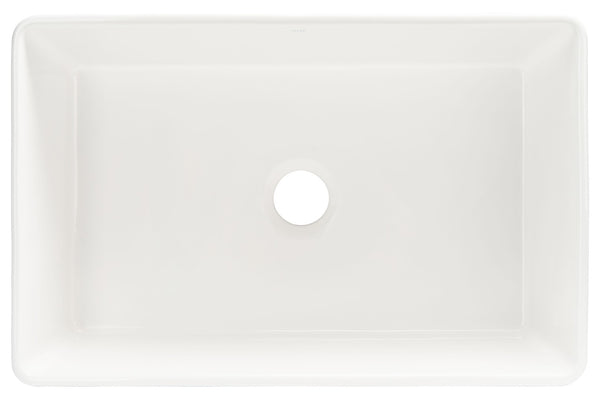 Safavieh FARMHOUSE Ceramic White Kitchen Sink 33" W x 18" H - Timeless Elegance & Durable Functionality! BSK6294A