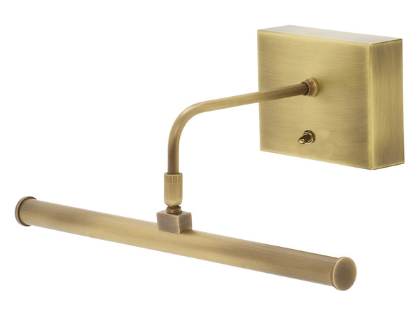 House Of Troy Battery Picture Lights - Slim-line Led Design For Elegant Home Decor, 12-inch Versatile Lighting Solutions Antique Brass Metal Bsled12-71