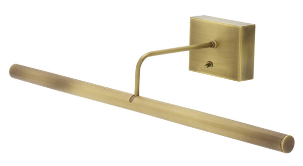 House Of Troy Battery Picture Lights - Elegant Slim-line Led Design For Stunning Artwork Illumination Anywhere! Antique Brass Metal Bsled24-71