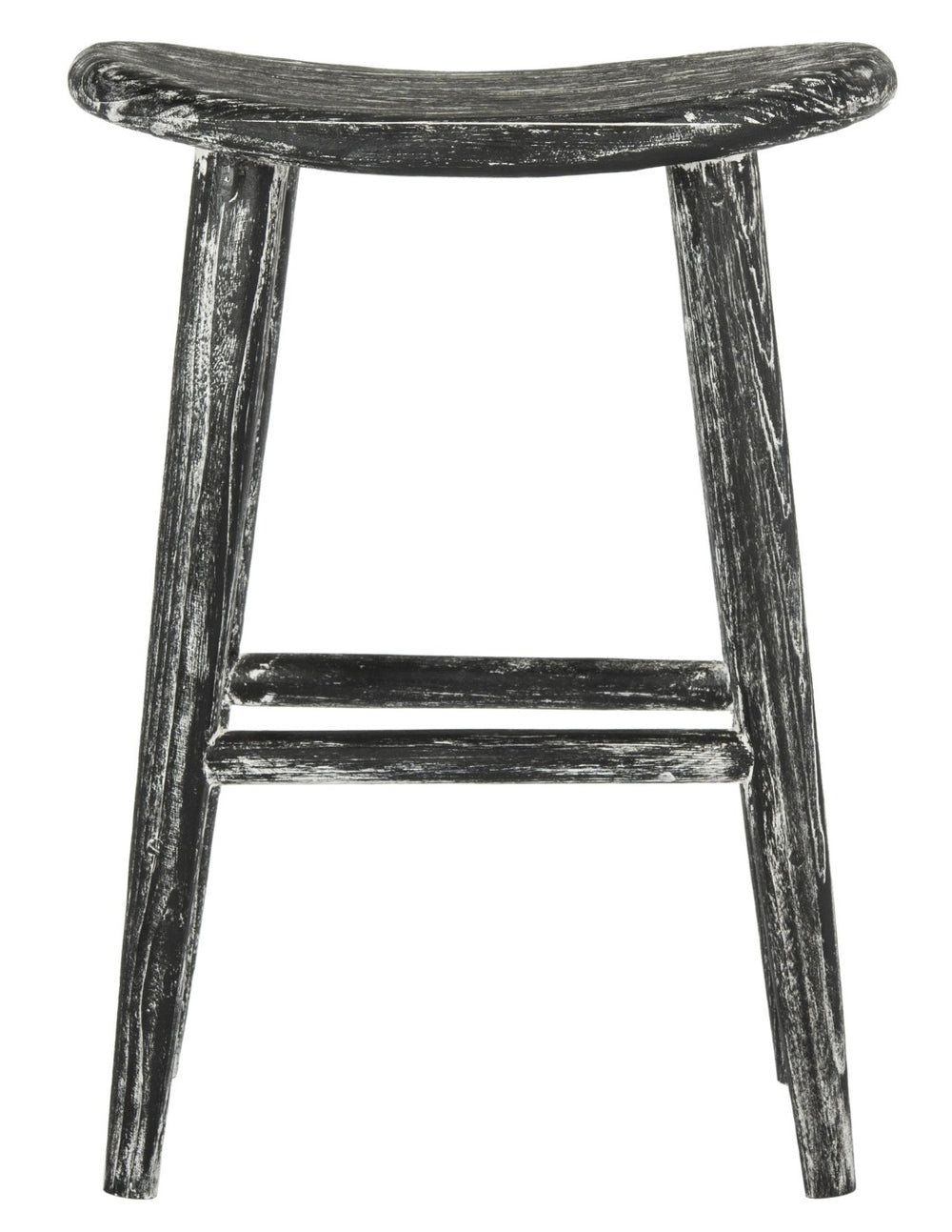 Safavieh Colton Rustic Counter Stool - Wabi Sabi Inspired, Distressed Sungkai Wood, Ideal For Modern Spaces BST1000A