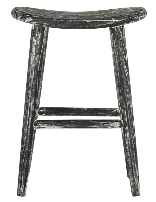 Safavieh Colton Rustic Counter Stool - Wabi Sabi Inspired, Distressed Sungkai Wood, Ideal For Modern Spaces BST1000A