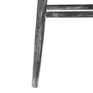 Safavieh Colton Wood Bar Stool - Rustic Wabi Sabi Design, Vintage Distressed Finish, Perfect For Any Space BST1001A