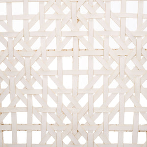 Safavieh Bandelier Counter Stool - Stylish Teak Frame & Woven White Leather Seat For Modern Dining Spaces BST1006A