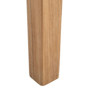 Safavieh Capri Counter Stool - Coastal-Inspired Teak Wood Design With Contemporary Leather Bands For Style Natural Teak / White Leather BST1009A
