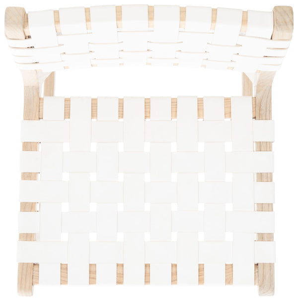 Safavieh Adah Bar Stool - Coastal Charm Meets Contemporary Design For Stylish Kitchen And Dining Spaces White / Natural Unfinished BST1014B