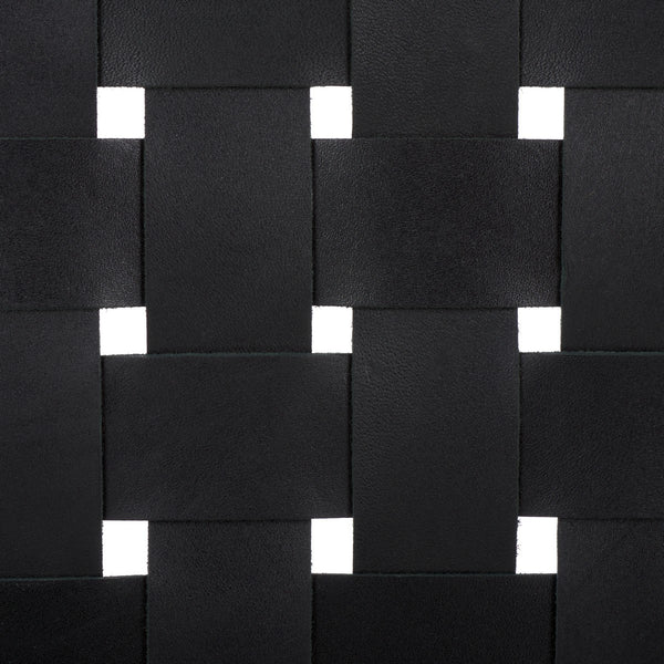 Safavieh Adah Leather Bar Stool Black BST1014G