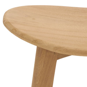 Safavieh Rancho Natural Teak Counter Stool Sustainably Crafted for Kitchen Island or Bar BST1018A