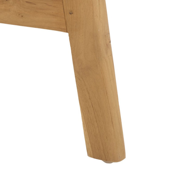 Safavieh Rancho Natural Teak Counter Stool Sustainably Crafted for Kitchen Island or Bar BST1018A