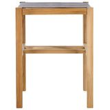 Safavieh  Solana Counter Stool Cognac / Natural 19.7" x 19.9" x 26"