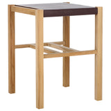 Safavieh  Solana Counter Stool Cognac / Natural 19.7" x 19.9" x 26"