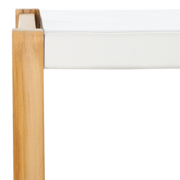 Safavieh  Solana Counter Stool White / Natural 19.5" x 19.5" x 26"