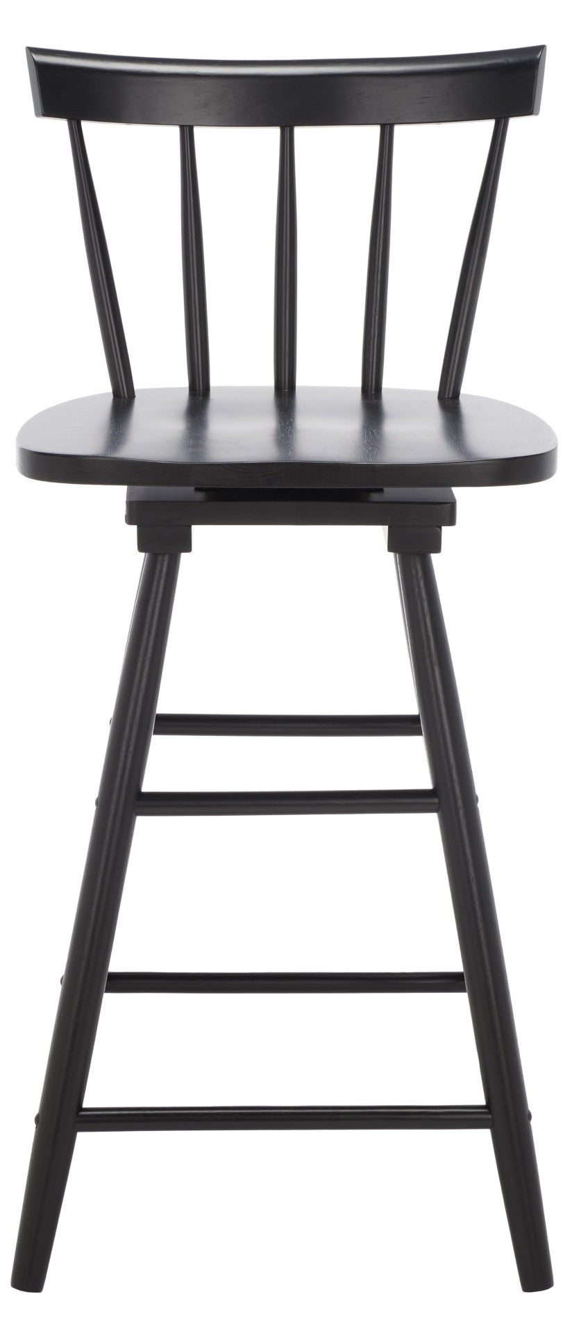 Safavieh Tage Swivel Counter Stool – Modern Farmhouse Charm With 360° Swivel Seat For Stylish Comfort Black BST1400A