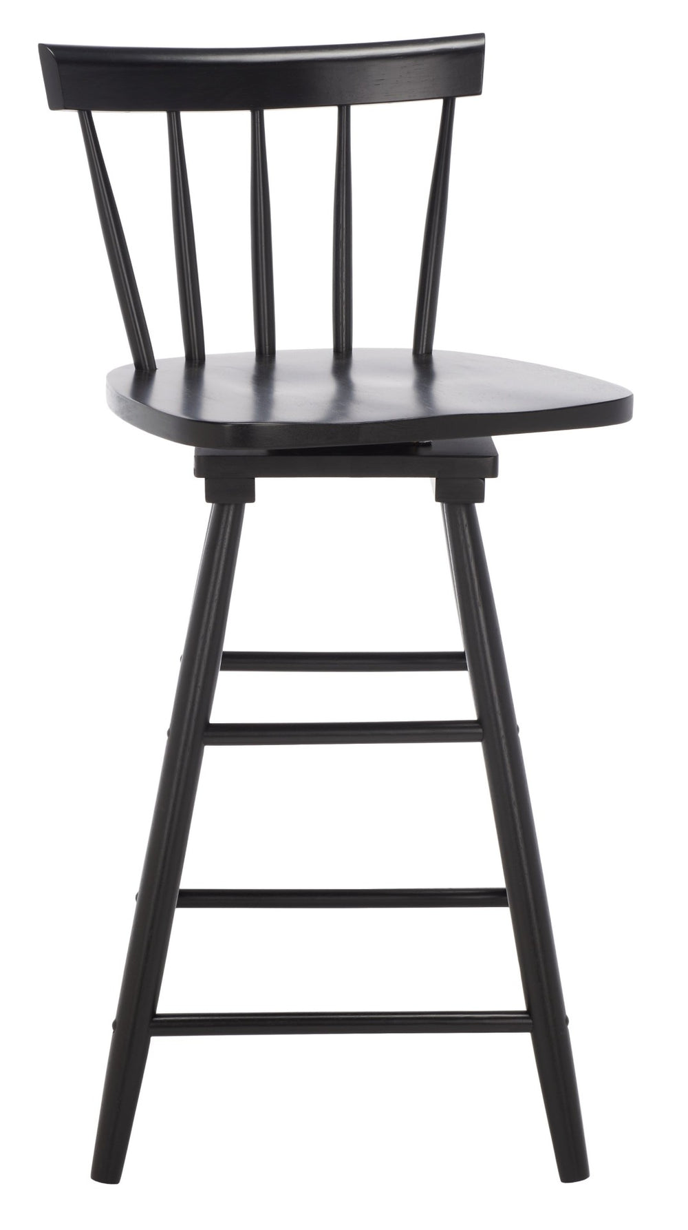 Safavieh Tage Swivel Counter Stool – Modern Farmhouse Charm With 360° Swivel Seat For Stylish Comfort Black BST1400A