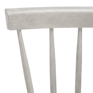 Safavieh Tally Wood Counter Stool - Modern Farmhouse Design With Timeless Windsor Style For Your Kitchen Bar Grey BST1401B