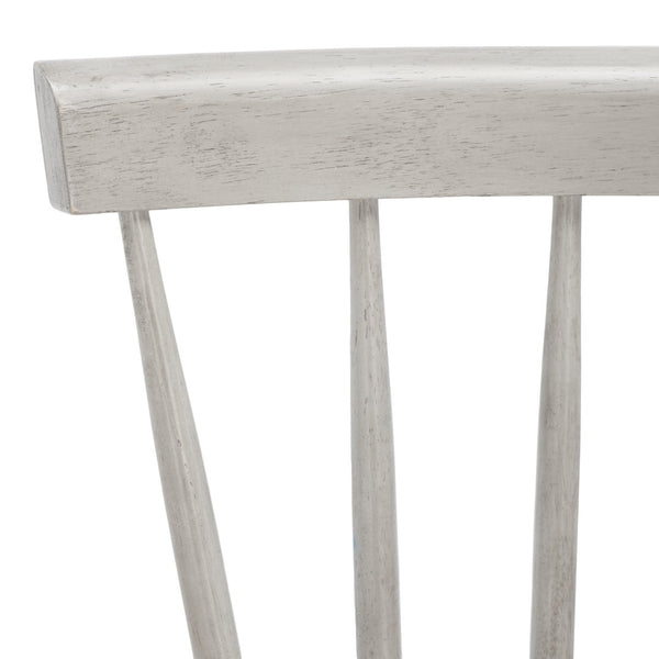 Safavieh Tally Wood Counter Stool - Modern Farmhouse Design With Timeless Windsor Style For Your Kitchen Bar Grey BST1401B