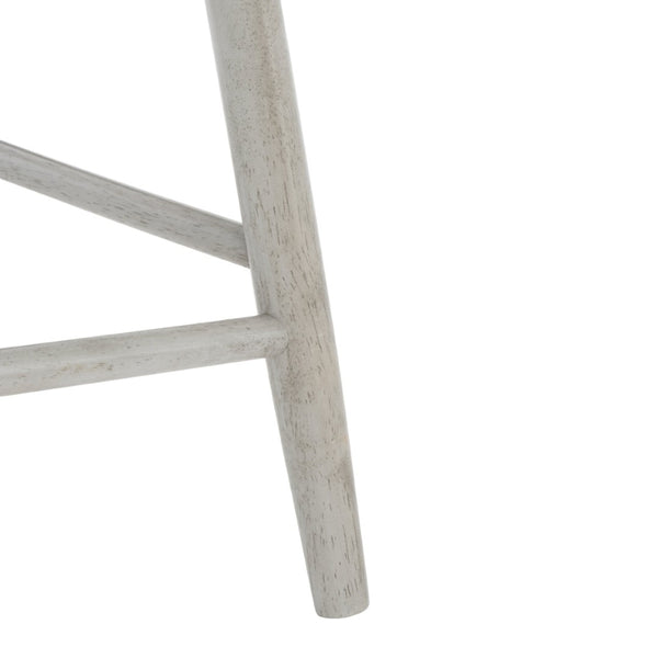Safavieh Tally Wood Counter Stool - Modern Farmhouse Design With Timeless Windsor Style For Your Kitchen Bar Grey BST1401B
