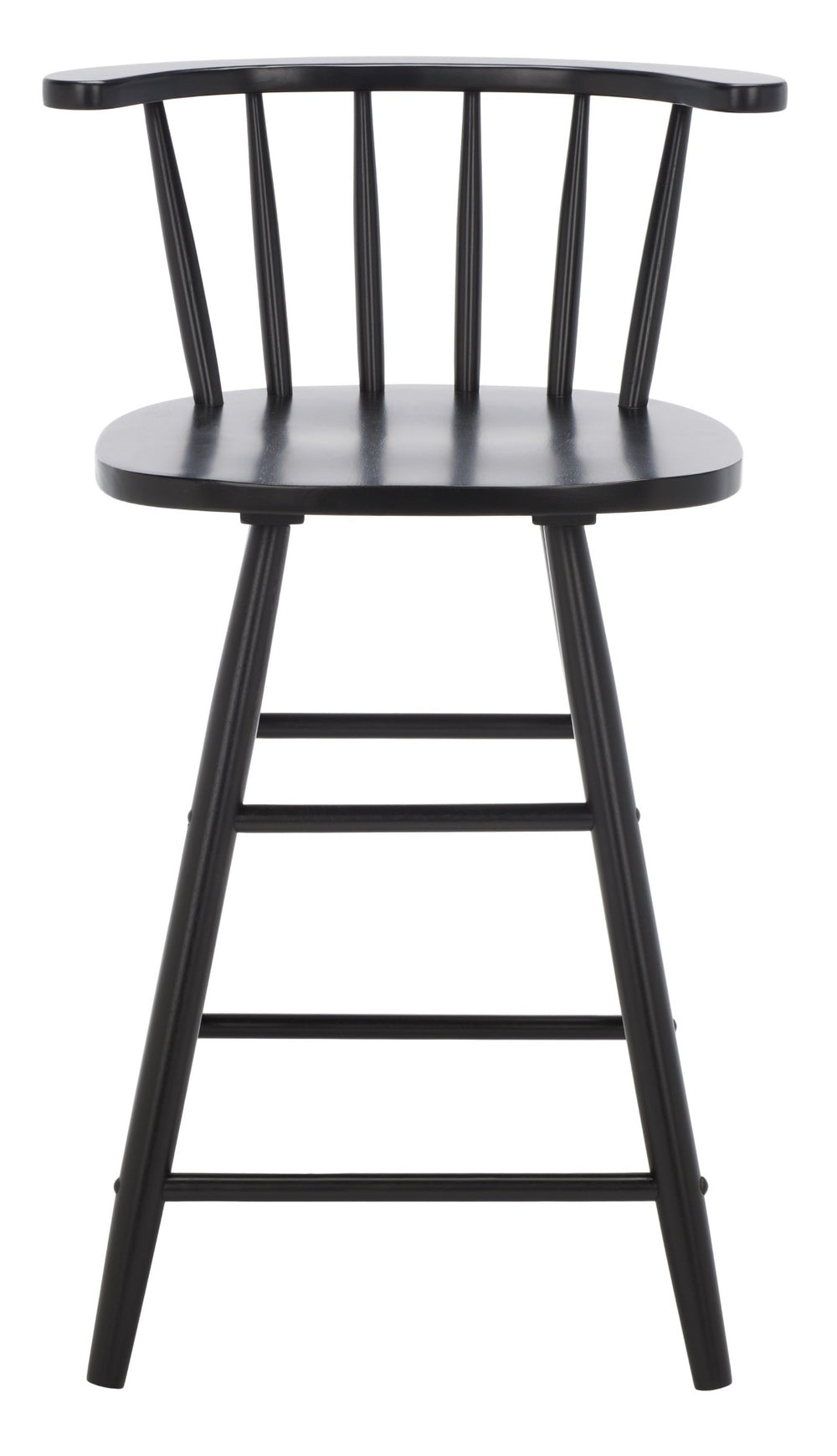 Safavieh Jay Counter Stool - Rustic-Chic Farmhouse Design For Timeless Dining Spaces With Durable Comfort Black BST1403A