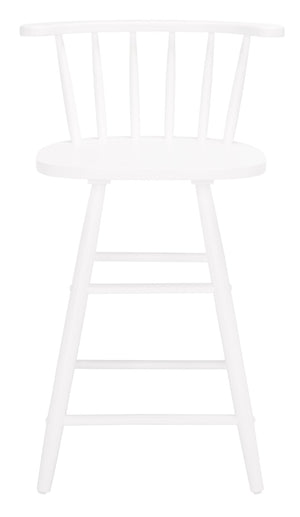 Safavieh Jay Counter Stool - Rustic-Chic Farmhouse Design For Timeless Dining Spaces With Durable Comfort White BST1403C