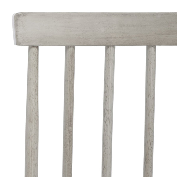 Safavieh Quai Swivel Counter Stool - Stylish Spindle-Back Design With 360° Swivel Seat For Modern Kitchens Grey BST1404B