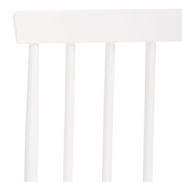 Safavieh Quai Swivel Counter Stool - Stylish Spindle-Back Design With 360° Swivel Seat For Modern Kitchens White BST1404C