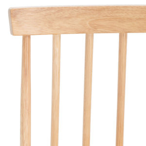 Safavieh Quai Swivel Counter Stool - Stylish Spindle-Back Design With 360° Swivel Seat For Modern Kitchens Natural BST1404D