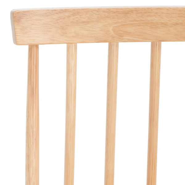 Safavieh Quai Swivel Counter Stool - Stylish Spindle-Back Design With 360° Swivel Seat For Modern Kitchens Natural BST1404D
