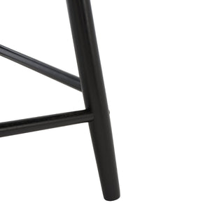 Safavieh May Counter Stool - Stylish Spindle-Back Design For Modern Kitchens And Dining Areas, Durable Comfort Black BST1405A