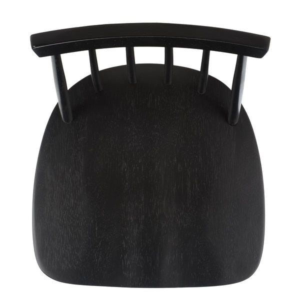 Safavieh May Counter Stool - Stylish Spindle-Back Design For Modern Kitchens And Dining Areas, Durable Comfort Black BST1405A
