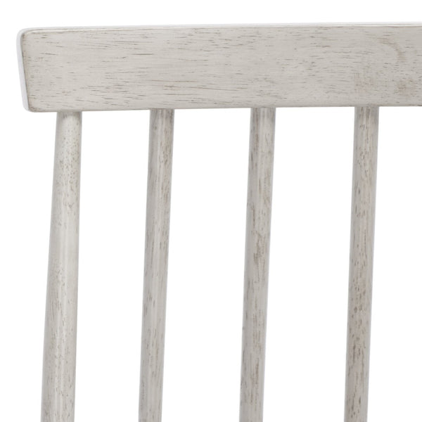 Safavieh May Counter Stool - Stylish Spindle-Back Design For Modern Kitchens And Dining Areas, Durable Comfort Grey BST1405B