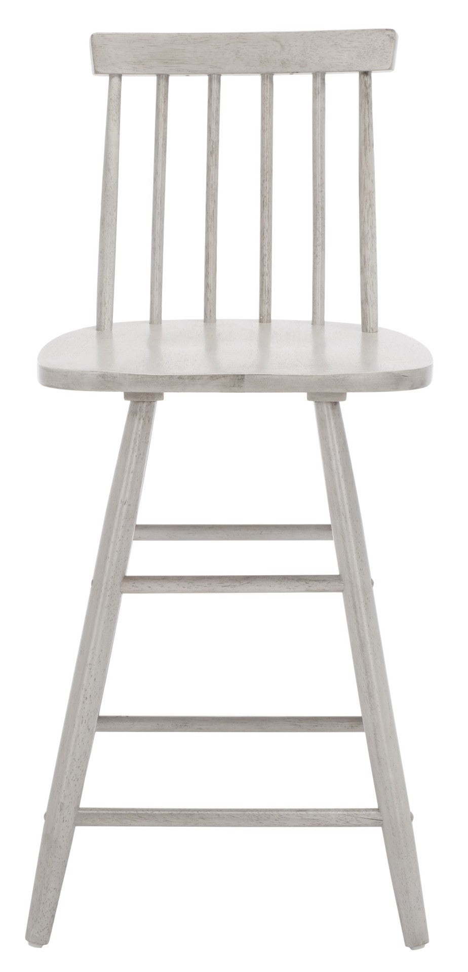 Safavieh May Counter Stool - Stylish Spindle-Back Design For Modern Kitchens And Dining Areas, Durable Comfort Grey BST1405B