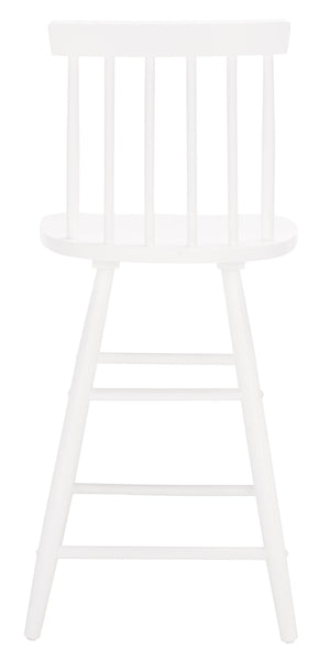 Safavieh May Counter Stool - Stylish Spindle-Back Design For Modern Kitchens And Dining Areas, Durable Comfort White BST1405C